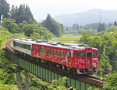 只見線ラッピング車両1
